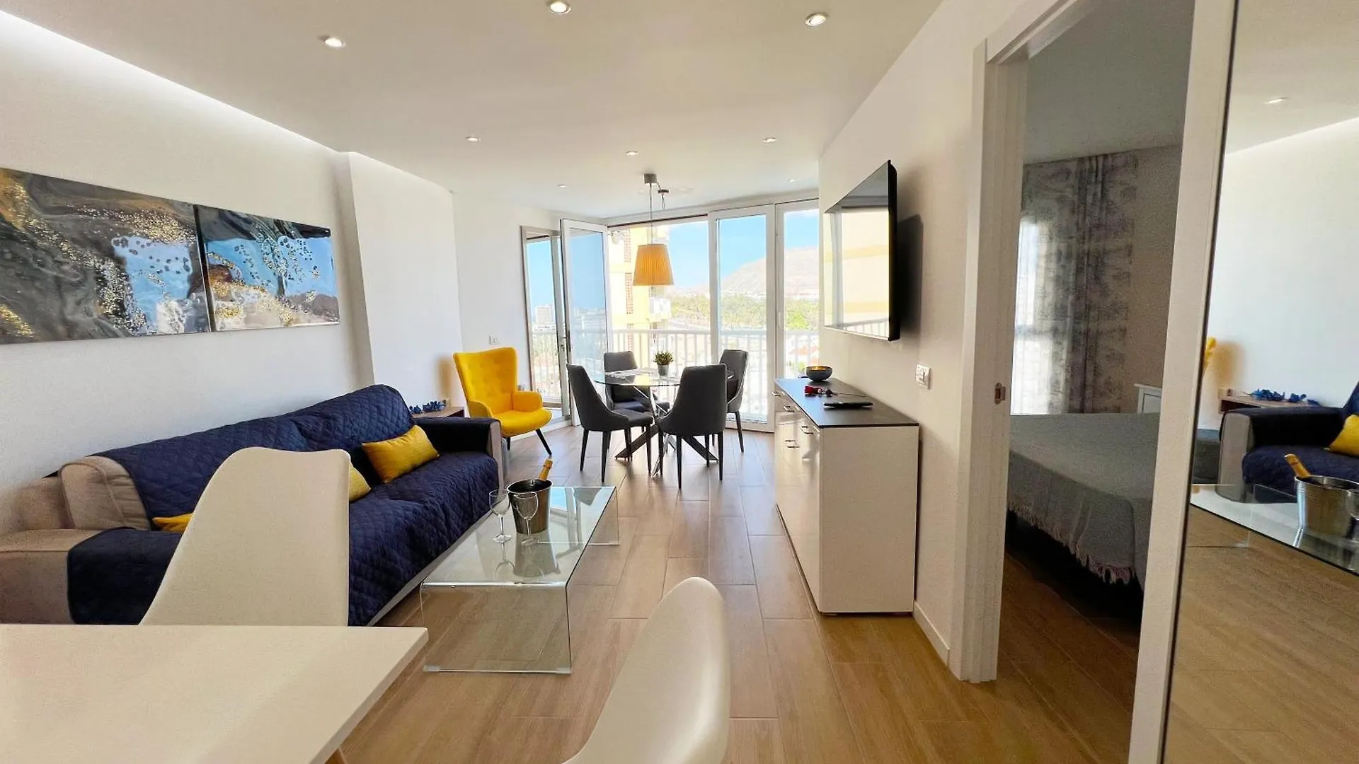 Panoramic & Sea View Holiday Home In Playa De Las Americas, Tenerife South Apartamento